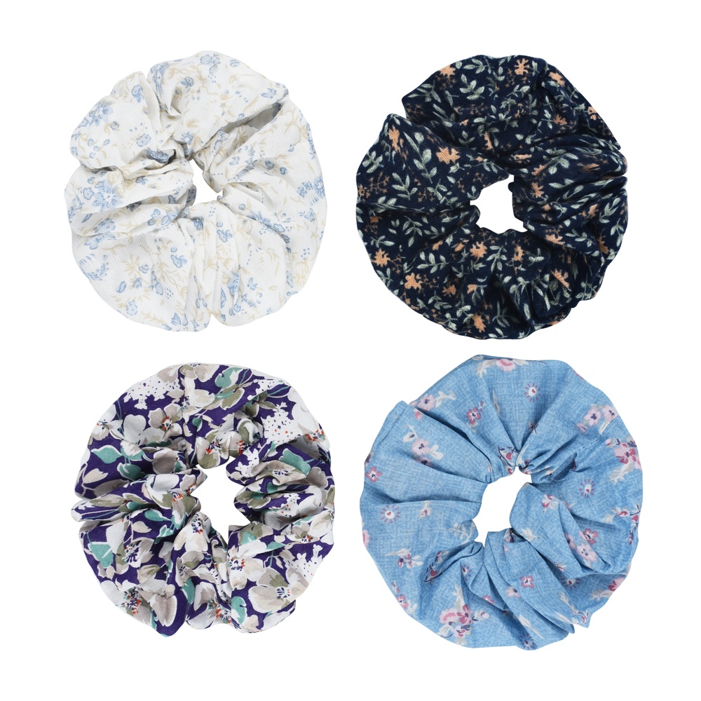 Scrunchies to buộc tóc họa tiết hoa nhí Tomato Handmade