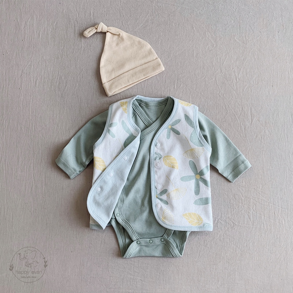 🅷.🄴🅅🄰🄽 Nón vải cho bé chính hãng Danrol baby, 100% cotton dầy dặn, mềm mát, an toàn lành tính cho da bé.