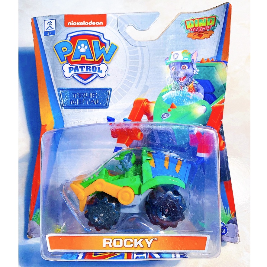 Xe chó cứu hộ Rocky - Paw Patrol Full box - True Metal - Hàng chính hãng Spin Master - Hasbro