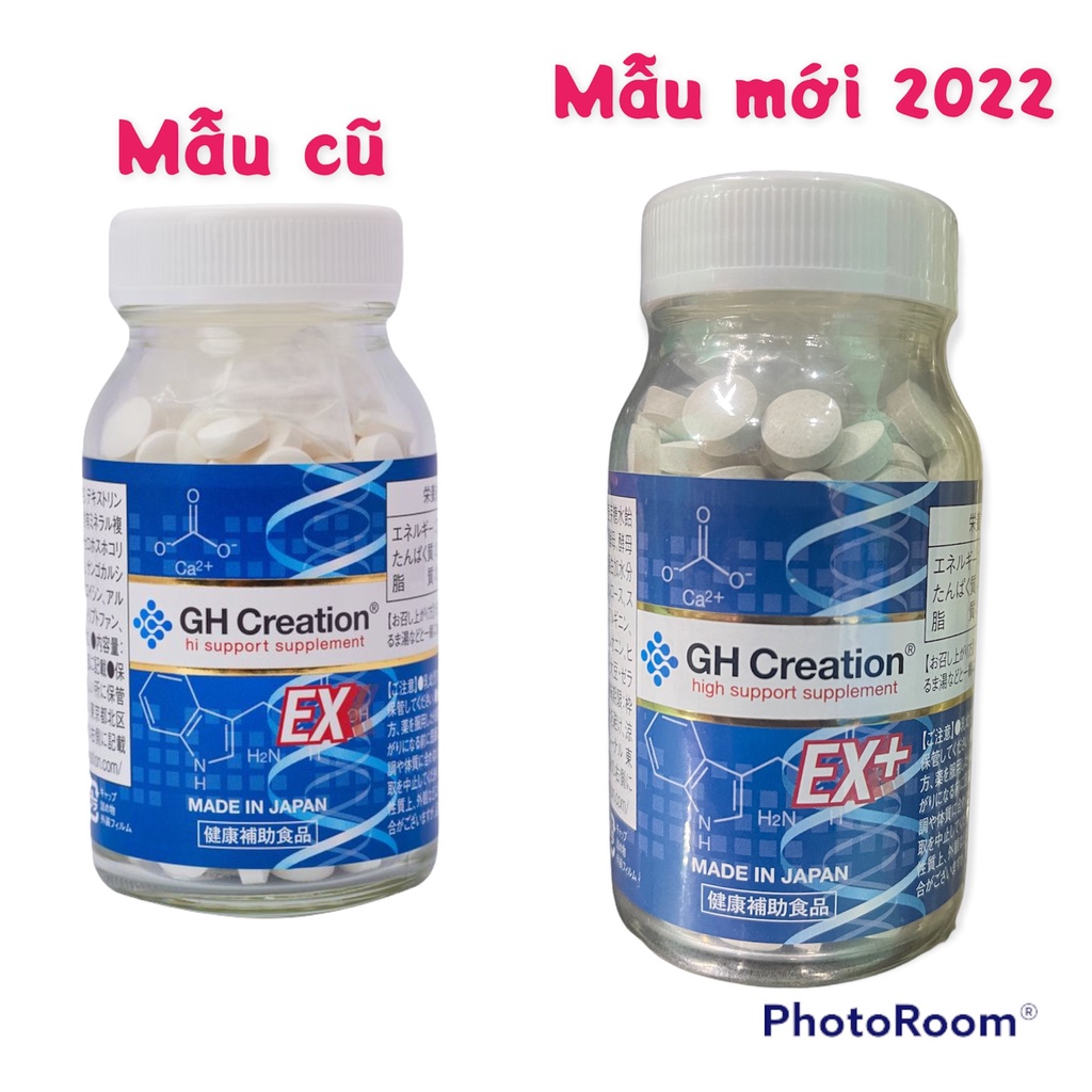 Viên uống tăng chiều cao GH Creation EX Nhật  Bản 270 viên tăng chiều cao tối đa 10cm 100% Chính hãng Mamababyvn
