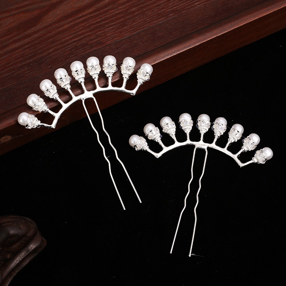 Trâm Cài Tóc Hình Hoa Đính Ngọc Trai Giả Thời Trang Cho Nữ