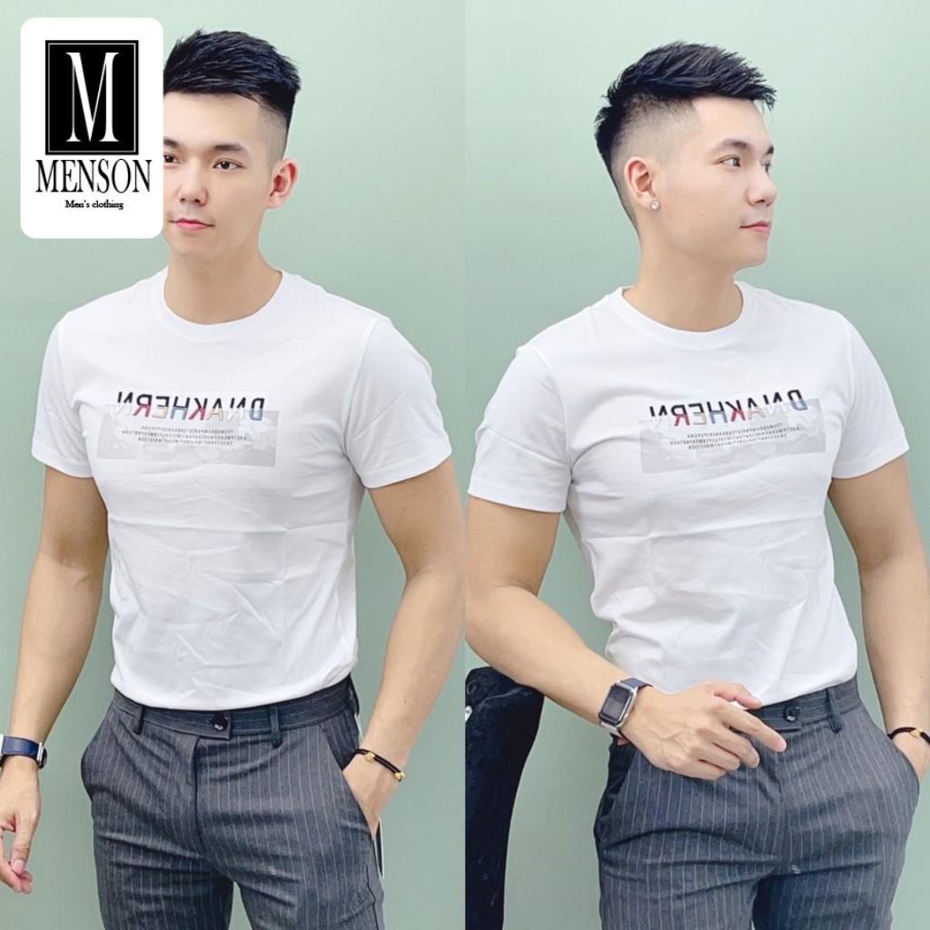 [Hàng Loại A] Áo thun nam,Áo phông nam cổ tròn ngắn tay in chữ vải cotton co giãn 4 chiều cao cấp chất mát mùa hè MR1405 | BigBuy360 - bigbuy360.vn