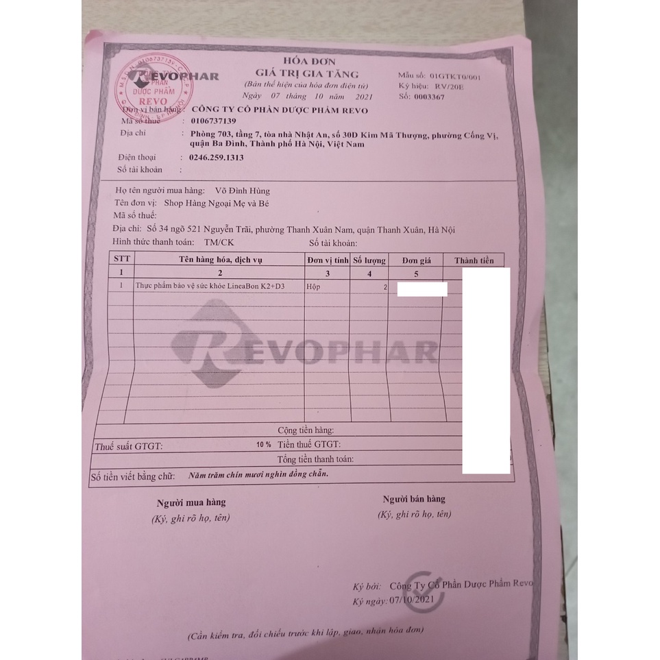 LineaBon Vitamin D3 K2 bổ sung K2 và D3 giúp tăng hấp thu canxi - Trẻ cao lớn khỏe mạnh
