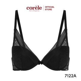 Áo bra ngực cúp chữ V ren nâng vừa có gọng Corèle V Pháp - thumbnail