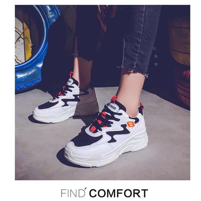 [Có sẵn] Tặng kèm combo quà trị giá 50k!! Giày ulzzang nữ Hàn quốc  2018 kèm ảnh thật | BigBuy360 - bigbuy360.vn