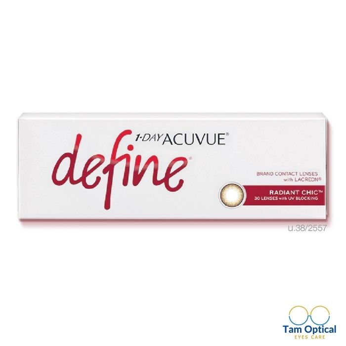 Kính áp tròng màu 1-Day Acuvue Define Radiant Chic (30 pcs)