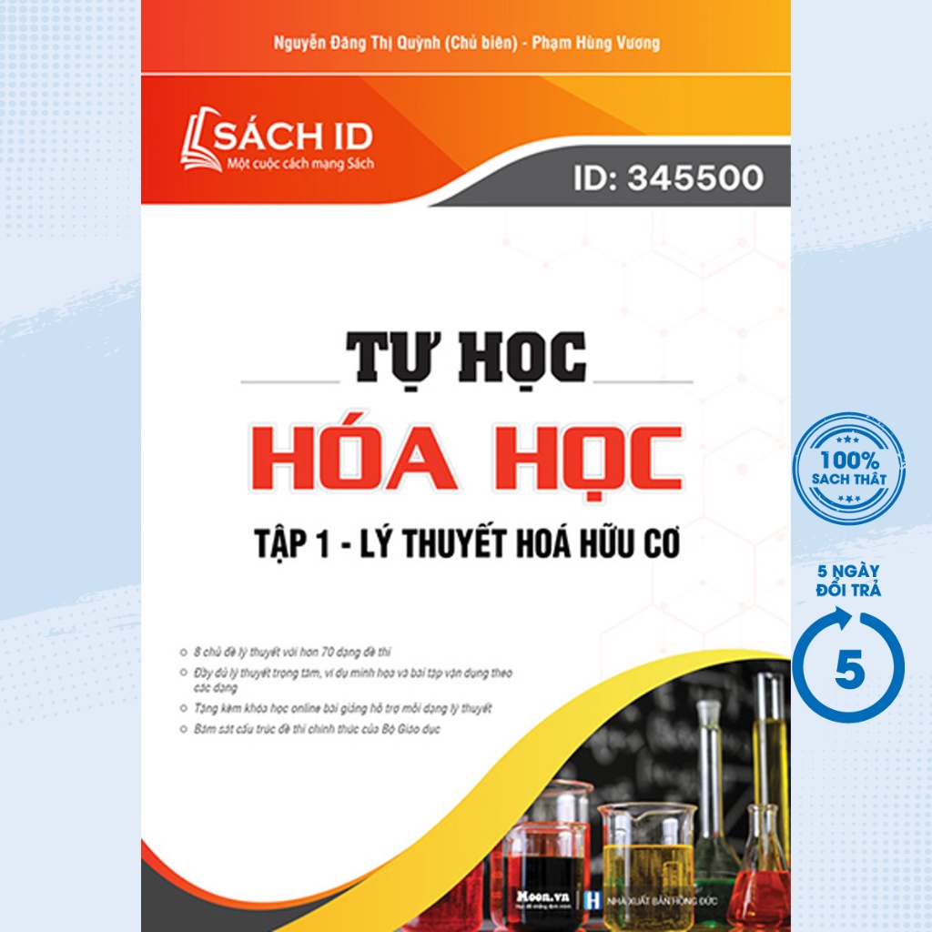 Sách - Tự Học Hóa Học - Tập 1 - Lý Thuyết Hóa Hữu Cơ - MOON
