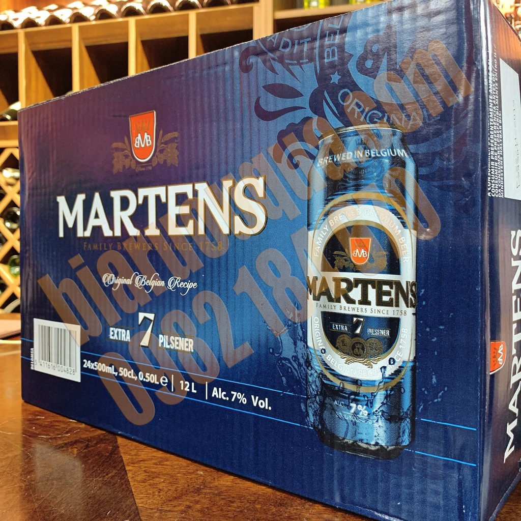 Bia Martens 7% Lốc 6 Lon 500ml Nhập Khẩu Bỉ