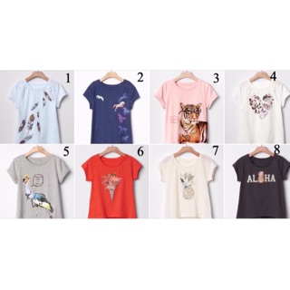 4-16 tuổi: Áo thun GAP thêu, đính kim sa VNXK