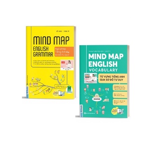Sách - Combo Mindmap English Vocabulary và Mindmap English Grammar - PHIÊN BẢN ĐẶC BIỆT 2022 - Kèm khóa học chi tiết