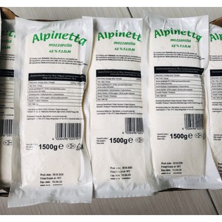 Phô mai mozarella khối 1.5kg