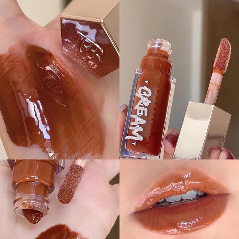 Son kem bóng Fenty Beauty Gloss Bomb Cream màu 04 Cookie Jar