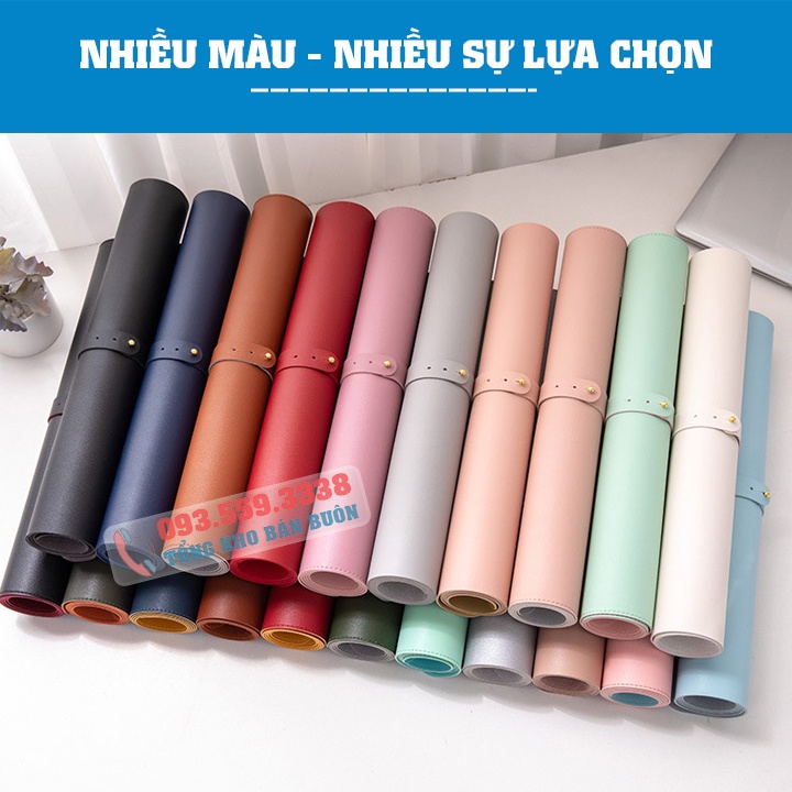 Tấm lót bàn di chuột cỡ lớn - Thảm da trải bàn làm việc Deskpad - Lót Chuột Mouse pad bằng da PU - Nhiều Màu Lựa Chọn