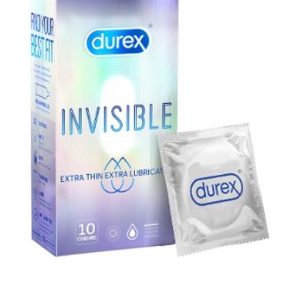 Bao Cao Su Durex Invisible Extra 10cái