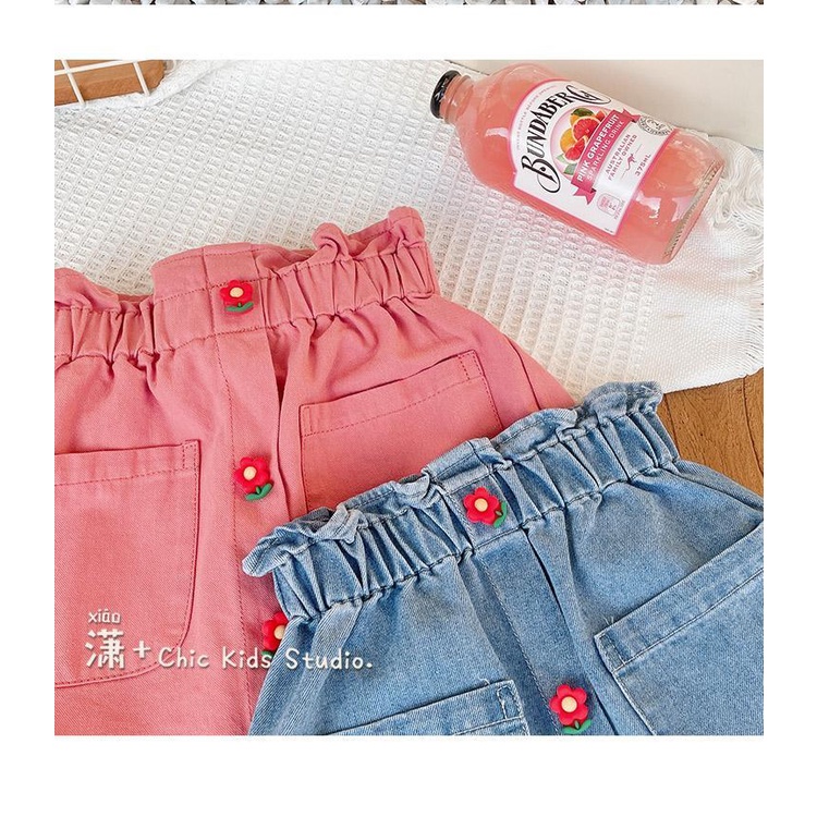 [Babycat] Chân Váy Denim Công Chúa Dáng Chữ a Phong Cách Hàn Quốc Nhật Bản Thời Trang Xuân Hè Giản Dị Dành Cho Bé Gái