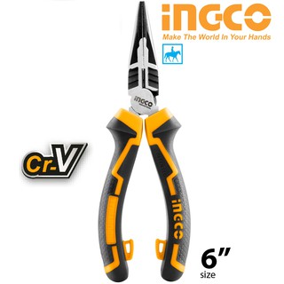 INGCO Kìm kềm mũi nhọn mỏ dài 6inch 160mm CRV HHLNP28160 Điện Sài Gòn