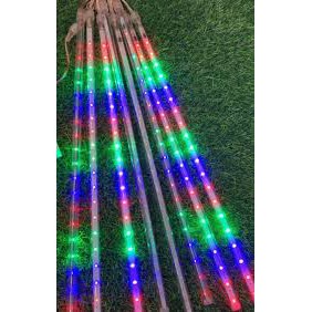Đèn led thả ngoài trời sao băng chùm 8 cây 1 cây dài 50cm [ Tuấn Yến]