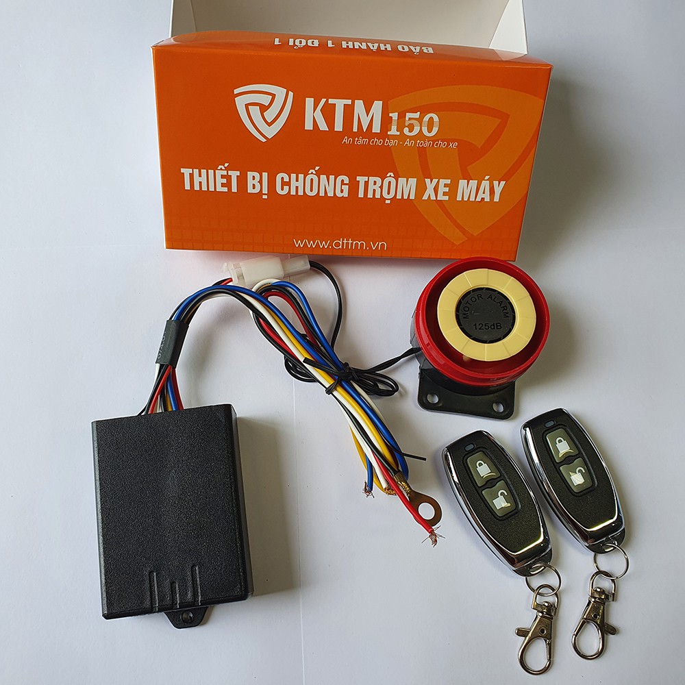 Chống trộm xe máy KTM150 remote v2021