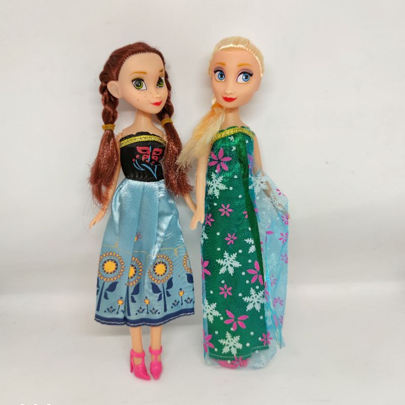 Bộ Đồ Chơi Búp Bê Công Chúa Barbie Anna Elsa Trong Phim Frozen