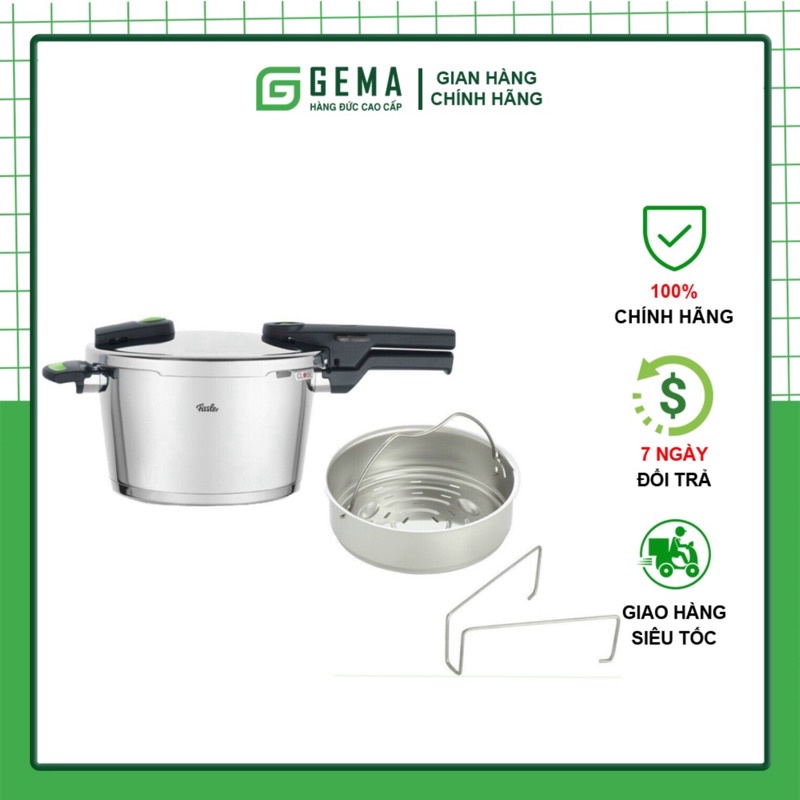 Nồi áp suất Fissler Vitaquick 4.5L, 6L, Made in Germany, nhập chính hãng