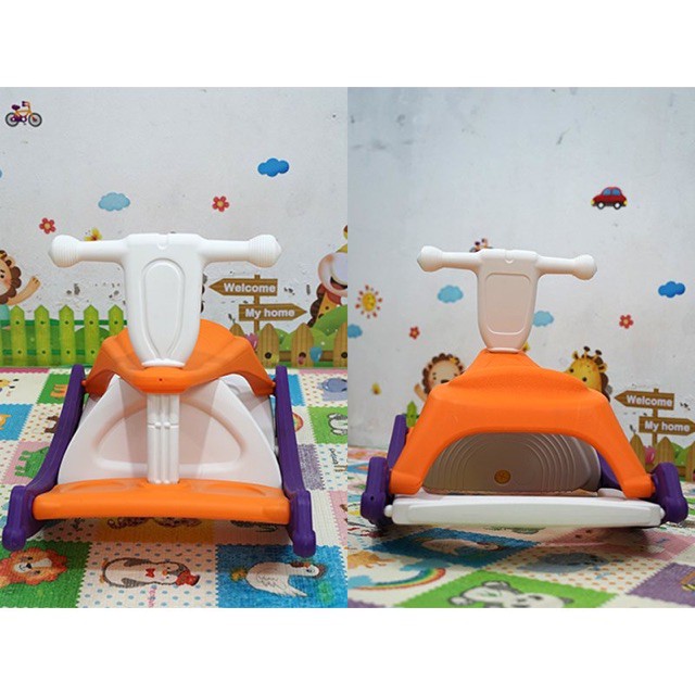 Bộ bàn ghế ăn dặm kèm bập bênh Pediasure - Hàng nhập khẩu