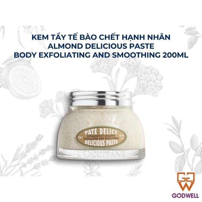 [L'OCCITANE] Kem tẩy tế bào chết L'Occitane Almond Delicious Paste Exfoliating &amp; Smoothing 200ml