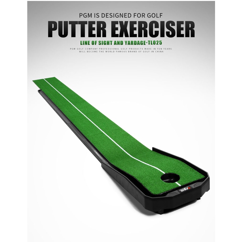 Thảm cỏ putting golf 1 hố điều chỉnh độ dốc, tự động trả banh về 025 - Slope Adjustable Golf Putting Mat