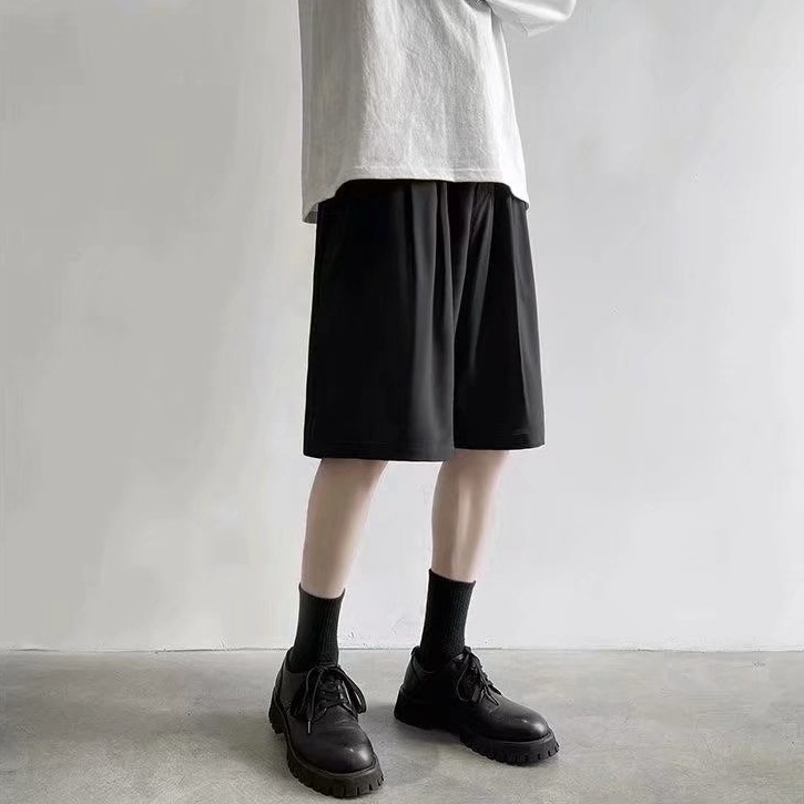 Quần Short Màu Trơn Thời Trang Hàn Quốc Năng Động Cho Nam