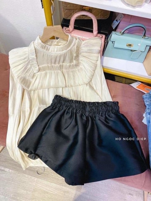 Áo sơ mi OGANZa màu be | BigBuy360 - bigbuy360.vn