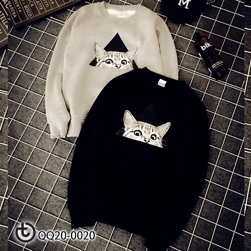 ÁO SWEATER MÈO TAM GIÁC NAM NỮ | BigBuy360 - bigbuy360.vn