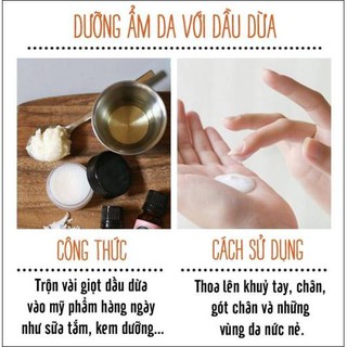 DẦU DỪA NGUYÊN CHẤT (HANDMADE)