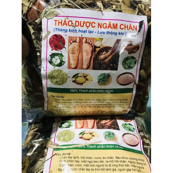 Thảo dược ngâm chân giúp lưu thông khí huyết