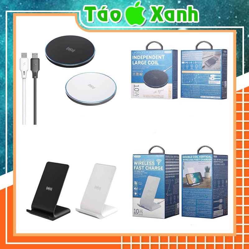 [Mã 2404EL10K giảm 10K đơn 20K] Đế Sạc Không Dây CHÍNH HÃNG WK (WP-U84, WP-U85)