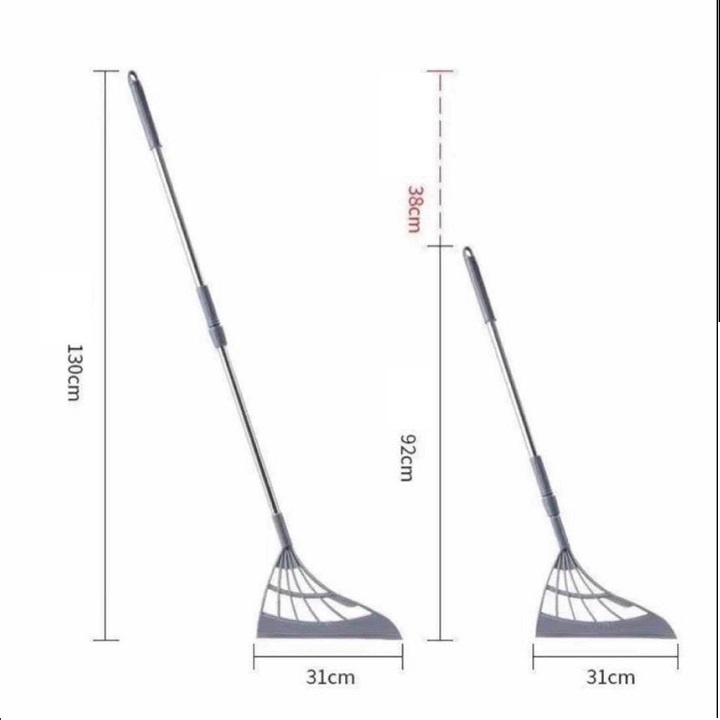 Chổi quét sàn kèm gạt nước thông minh , chất liệu silicon , dễ dàng tháoo lắp