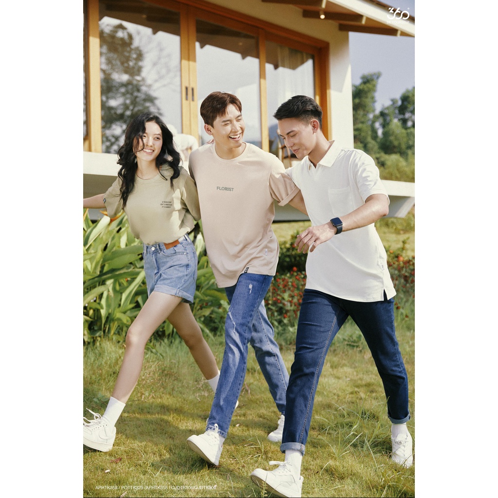 Quần jeans nam local brand 360 BOUTIQUE màu xanh trẻ trung -QJDTK309