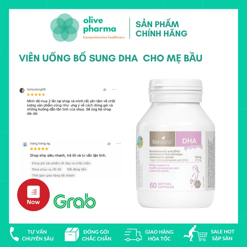 DHA Bầu Biosland 60 viên Úc - DHA For Pregnancy