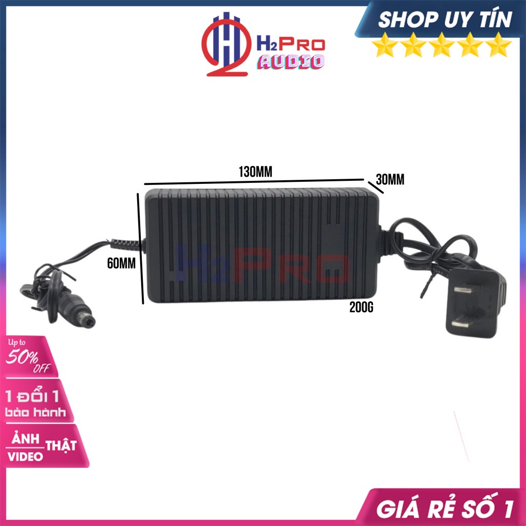 Nguồn 12V 5A, Adapter 12V 5A Yamaha Jack Dc 5.5X2.1Mm Cao Cấp, Sạc Loa Kéo, Camera, Wifi,... Dòng Ổn Định-H2Pro Audio