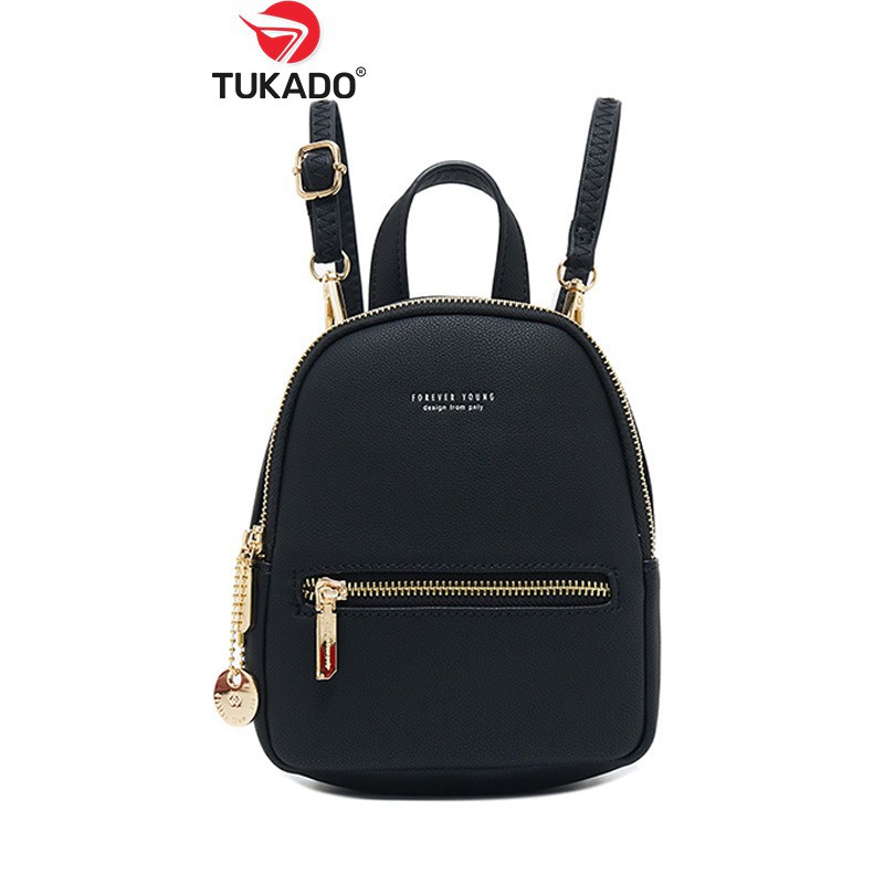 Balo Nữ Mini Thời Trang FOREVER YOUNG Đi Học Đi Chơi Phong Cách Châu Âu Đeo Vai Đeo Chéo Đa Năng BL02 - Tukado - Hàng nh