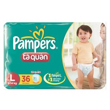 Tã quần Pampers L36