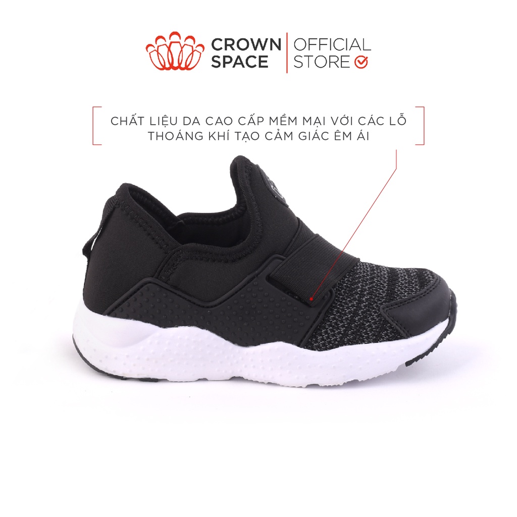 Giày Thể Thao Sneaker Bé Trai Đi Học Crown Space Cao Cấp CRUK8024 Nhẹ Êm Size 2835 Mã BMLT300 giảm 10% đơn 499K