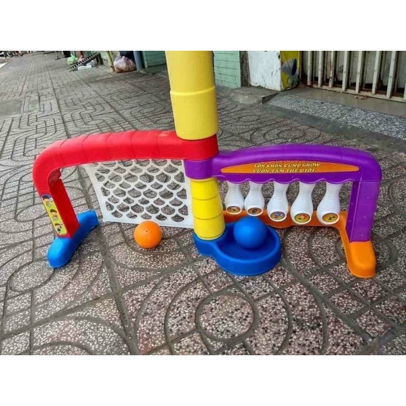 BỘ BOWLING ĐA NĂNG GROW 3in1 CHO BÉ