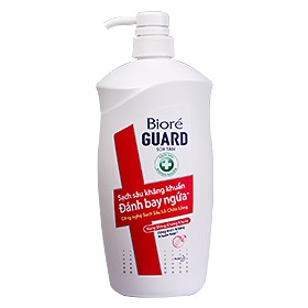 Sữa tắm kháng khuẩn Bodyguard Biore năng động 800g màu đỏ