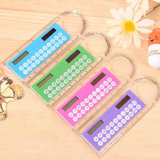 Thước kẻ tích hợp máy tính 2 trong 1 vô cùng độc đáo tiện lợi