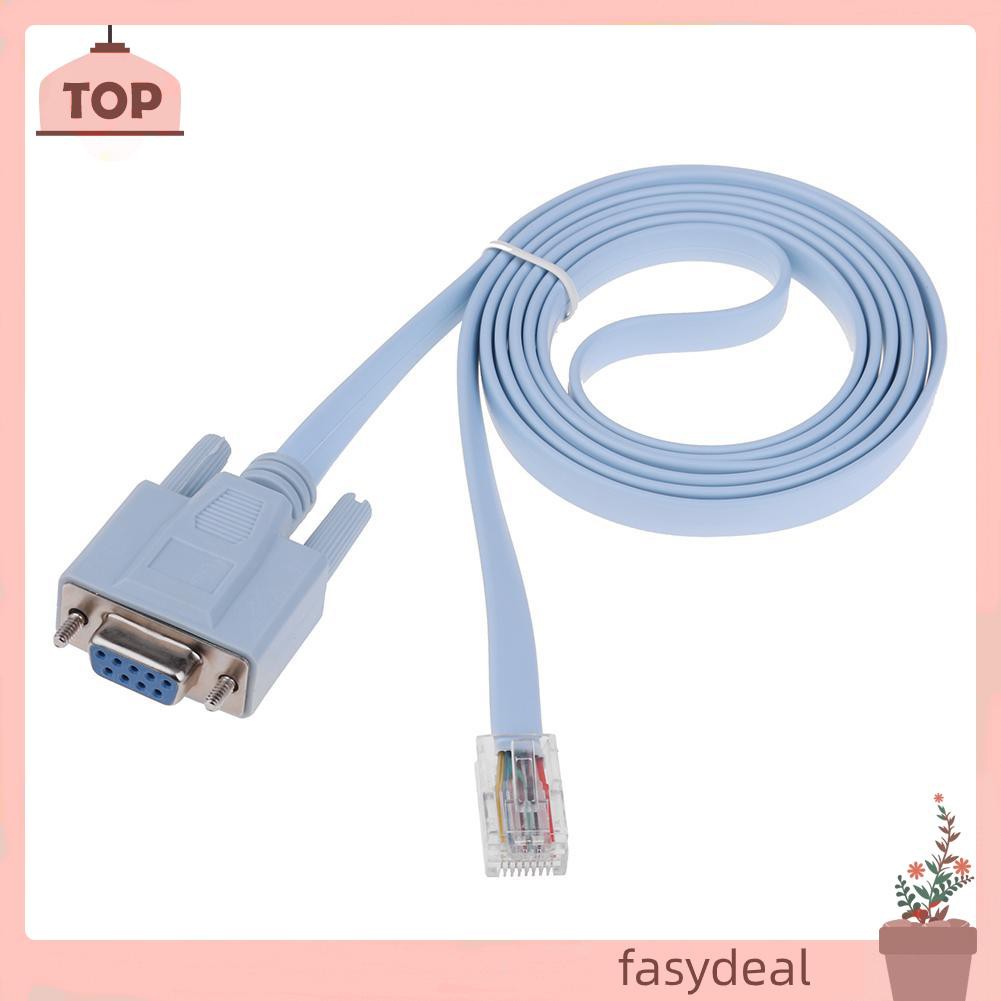 (Fas) Cáp Chuyển Đổi Rj45 Male Sang Db9 Female 1.5m Cho Cisco Switch Router