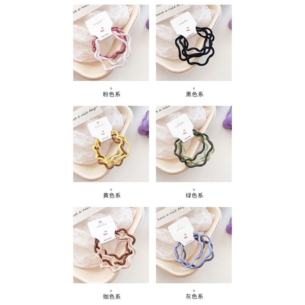 Dây thun buộc tóc thiết kế dễ thương không làm đau tóc dành cho bé gái