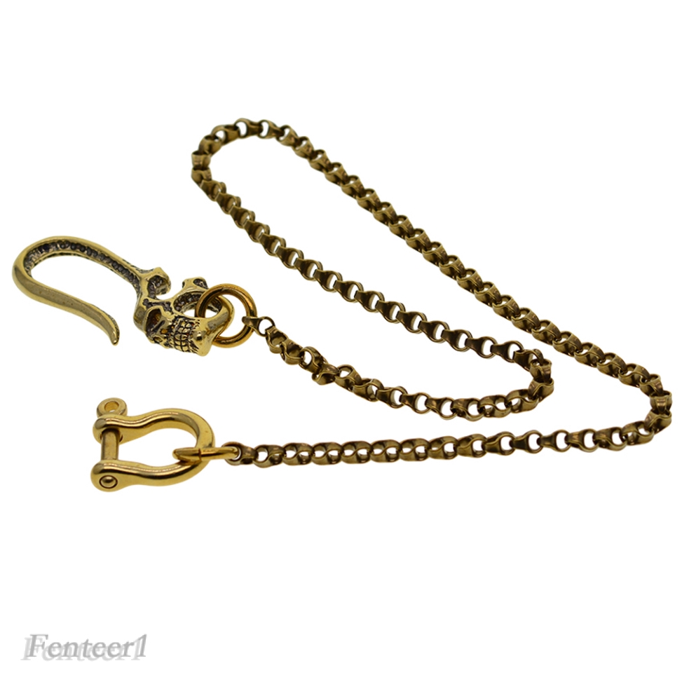 Chuỗi Dây Xích Đeo Thắt Lưng Quần Jean 2 Móc 47cm Tiện Dụng