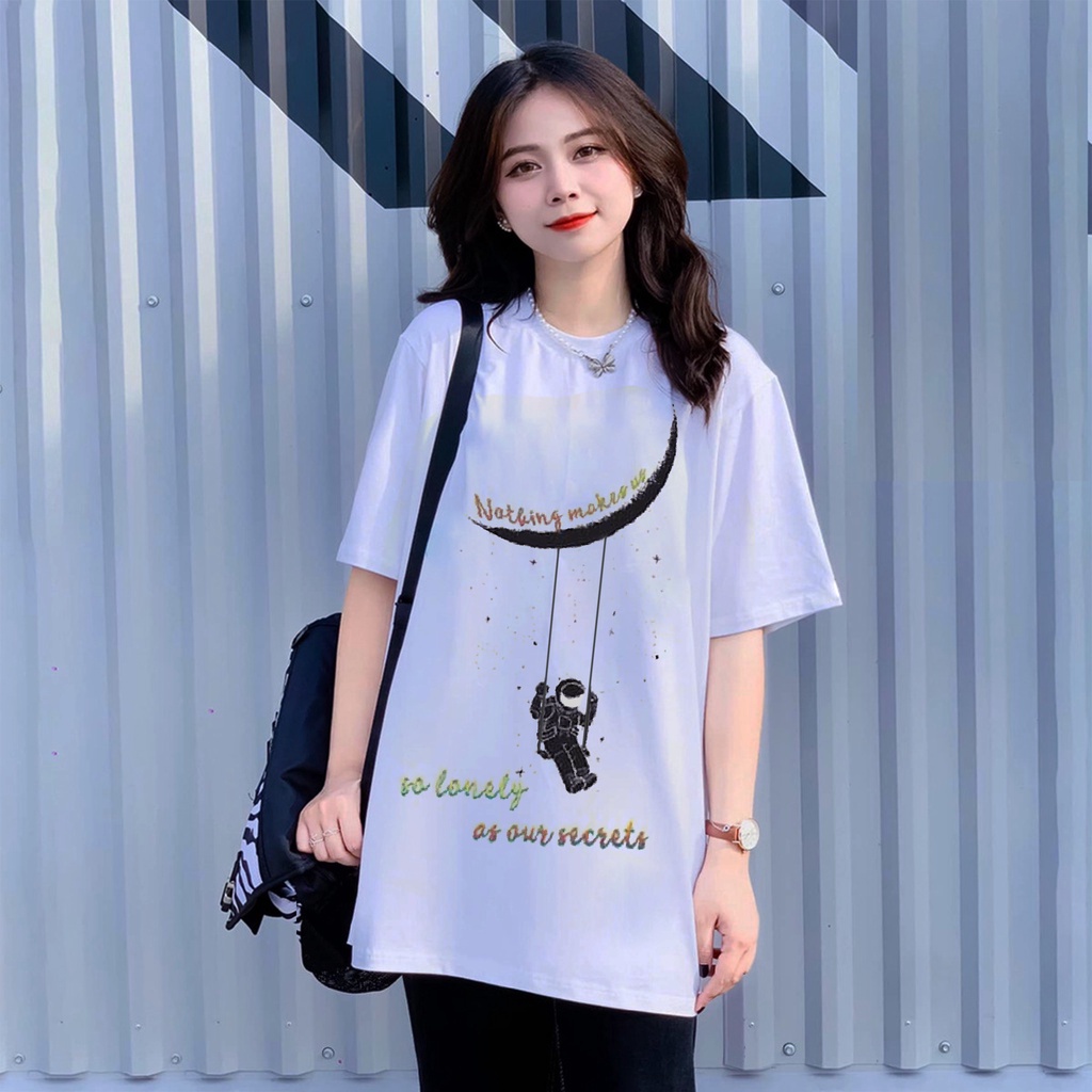 Áo thun nam nữ unisex tay lỡ, áo phông cotton form rộng PHG