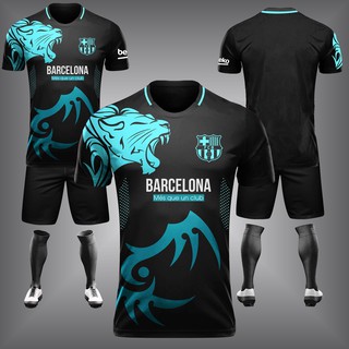 Đồ đá banh nam nữ thiết kế cực đẹp - barca t10