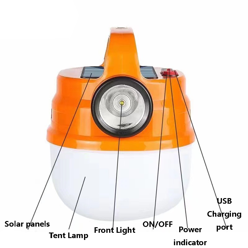 Đèn LED Sạc USB Sử Dụng Pin Khẩn Cấp Cho Hoạt Động Ngoài Trời
