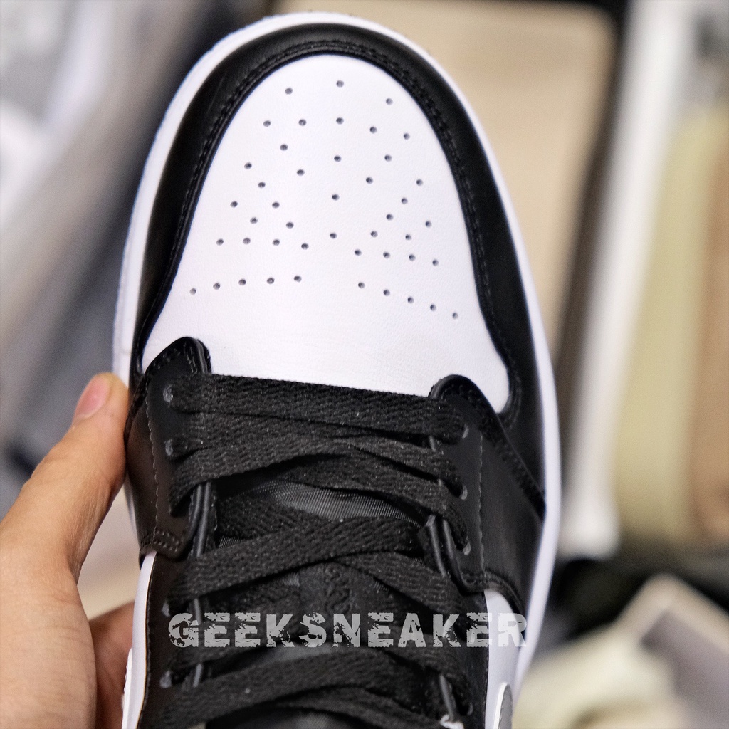 [GeekSneaker] Giày Sneaker cổ thấp Jordan 1 Low Smoke Grey 3.0